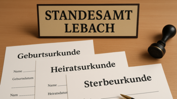 Ausstellung von Urkunden: hier online bestellen